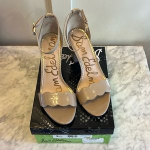 Nude Sam Edelman block heels